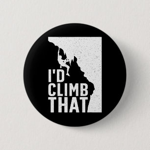 Funny Rock Climbing Art For Men Women Alpinism Roc 6 Cm Round Badge
