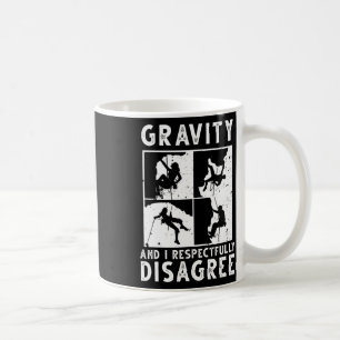 Funny Rock Climbing Art For Men Women Bouldering C Coffee Mug