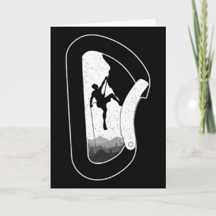 Funny Rock Climbing Art For Men Women Bouldering L Card