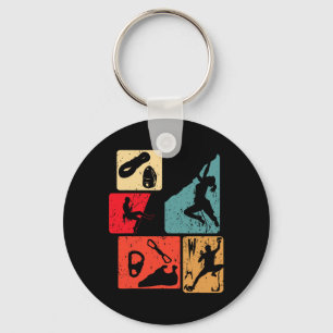 Funny Rock Climbing Bouldering Enthusiasts Men Wom Key Ring