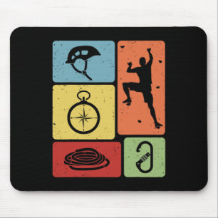 Funny Rock Climbing Bouldering Enthusiasts Men Wom Mouse Pad