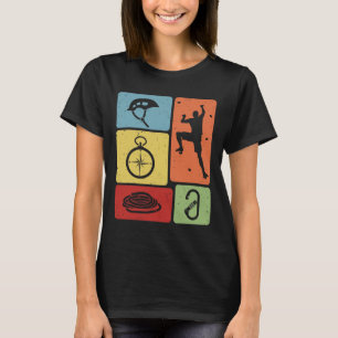 Funny Rock Climbing Bouldering Enthusiasts Men Wom T-Shirt