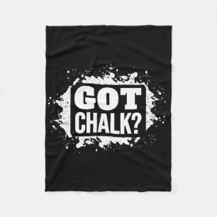 Funny Rock Climbing Bouldering Weightlifter Got Ch Fleece Blanket