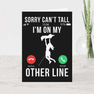 Funny Rock Climbing Climber Women Climb Mountain B Card