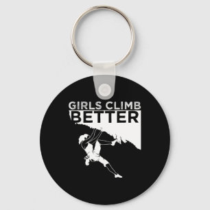Funny Rock Climbing Design For Women Girls Rock Cl Key Ring