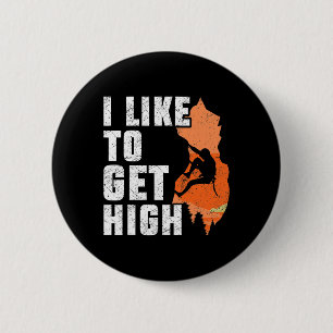 Funny Rock Climbing For Men Women Mountain Indoor 6 Cm Round Badge