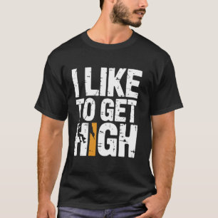 Funny Rock Climbing For Men Women Mountain Indoor T-Shirt