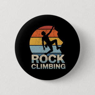 Funny Rock Climbing Free Mountain Climb Climber _8 6 Cm Round Badge