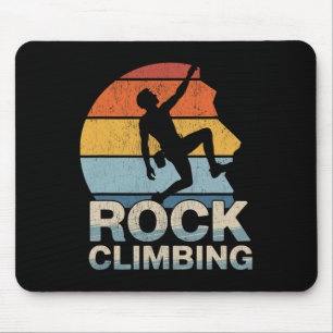 Funny Rock Climbing Free Mountain Climb Climber _8 Mouse Pad