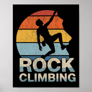 Funny Rock Climbing Free Mountain Climb Climber _8 Poster