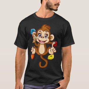 Funny Rock Climbing Monkey Climber Bouldering Cute T-Shirt