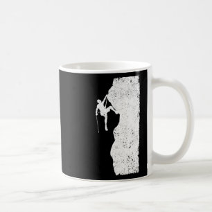Funny Rock Climbing Mountain Climber Bouldering Mo Coffee Mug
