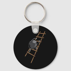 Funny Rock Climbing Pun Lover Climber Mountain Bou Key Ring