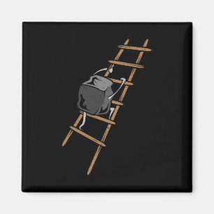 Funny Rock Climbing Pun Lover Climber Mountain Bou Magnet