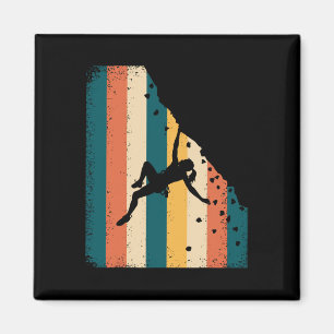 Funny Rock Climbing Women Girls Climb Climber Boul Magnet