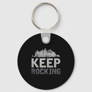 Funny Rock Collector Earth Scientist Gift Geologis Key Ring