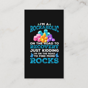 Funny Rock Collector Geologist Hobby Geology Fun Business Card