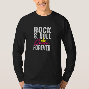 Funny Rock N Roll Queen Concert For Women Ladies T-Shirt