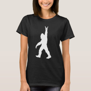 Funny Rock On Bigfoot Silhouette for Sasquatch Bel T-Shirt