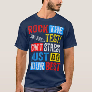 Funny Rock The Test Retro Vintage Testing Day Teac T-Shirt