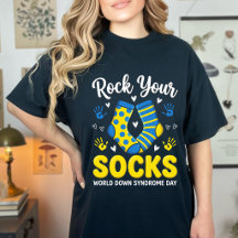Funny Rock Your Socks 3/21 Down Syndrome Awareness