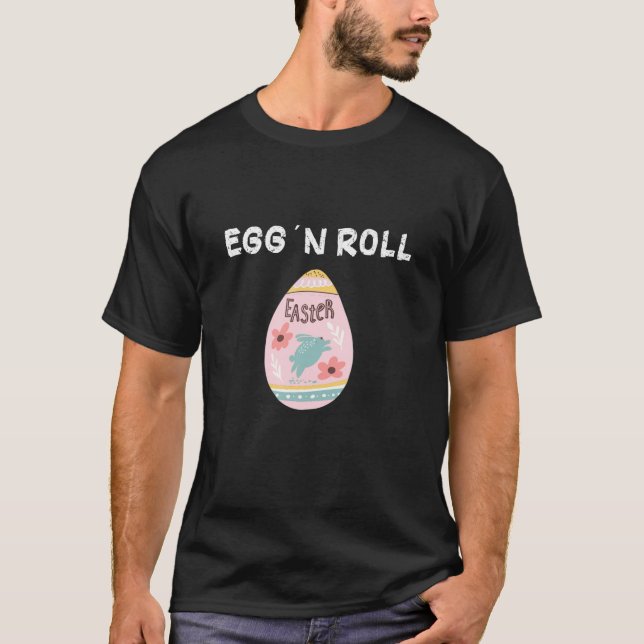 Funny Rocking Egg For Easter T-Shirt (Front)