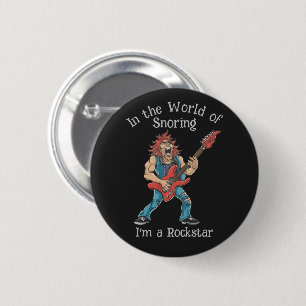 Funny Rockstar 6 Cm Round Badge
