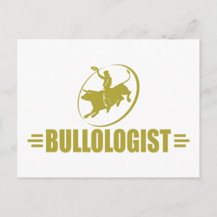 Funny Rodeo Bull Rider Postcard