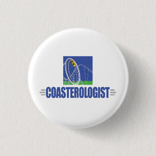 Funny Roller Coaster 3 Cm Round Badge