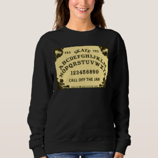 Funny Roller Derby Halloween Talking Board Sweatshirt
