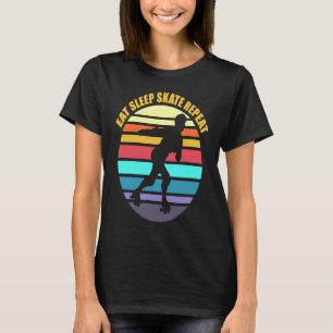 Funny Roller Skates Rollerblade Shoes Skate Disco T-Shirt