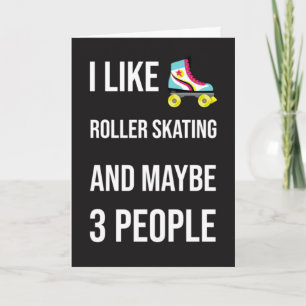 Funny Roller Skating Cards Skate Skater Humour