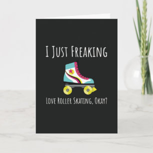 Funny Roller Skating Cards Skate Skater Humour