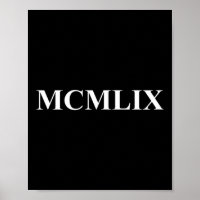 Funny Roman Numerals 1959 Birth Year Mcmlix Roman