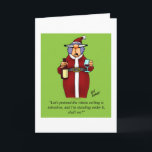 Funny Romantic Christmas Card for Him Spectickles<br><div class="desc">Merry Christmas!
 Enjoy spreading the laughter with this hilarious romantic  Christmas humour  greeting card by artist Bill Abbott; send some laughs along with your best wishes this holiday season. Bill Abbott's cartoon "Spectickles" the internationally syndicated comic has also appeared in Hallmark U.K.,  Reader's Digest and other fine magazines!</div>