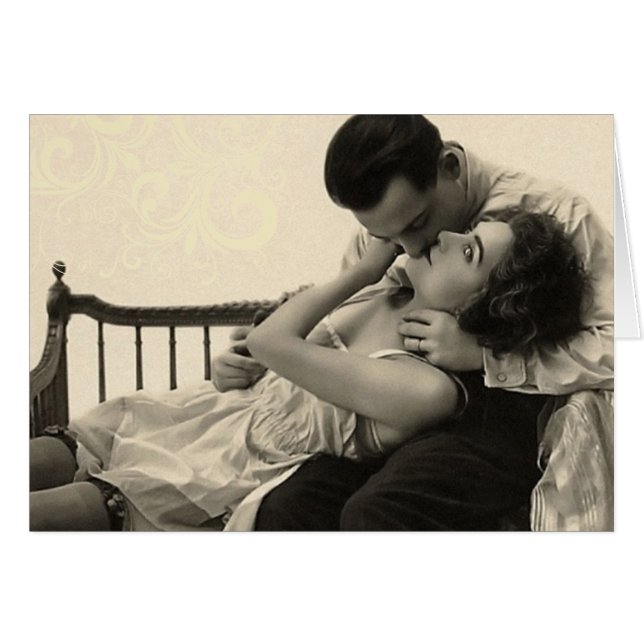 Funny Romantic Couple Card (Front Horizontal)