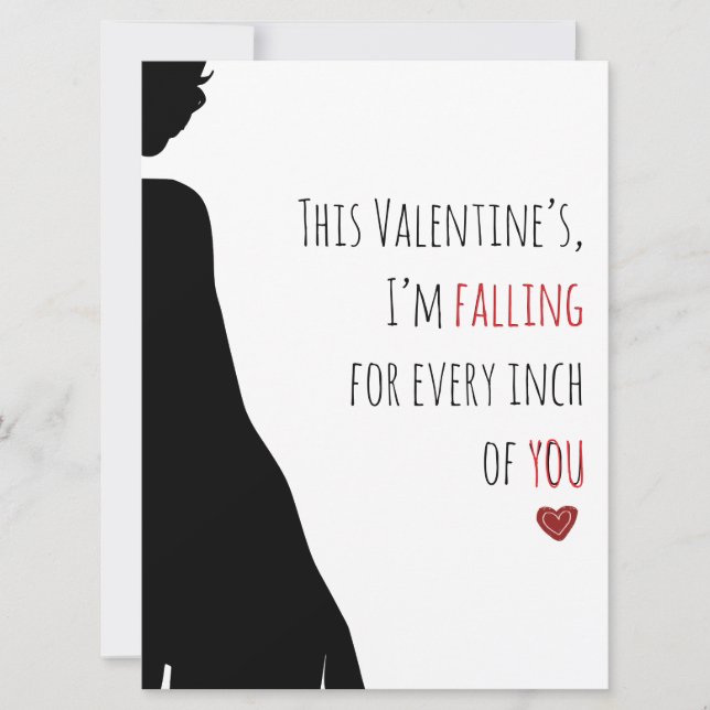 Funny Romantic Valentine’s Day Card (Front)