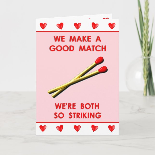 Funny Romantic Valentine's Day Holiday Card (Front)
