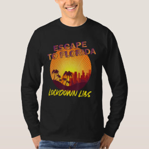Funny Ron Desantis Escape To Florida Vintage T-Shirt