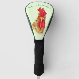 Funny Rooster Golf Head Cover