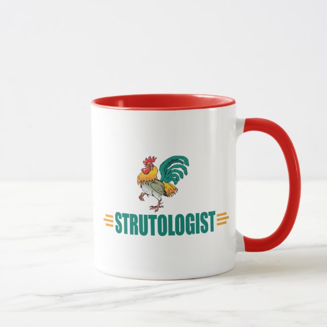 Funny Rooster Mug (Right)