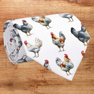 Funny Rooster  Tie