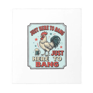 Funny Rooster Vintage Engraving Shirt Design (2)_1 Notepad