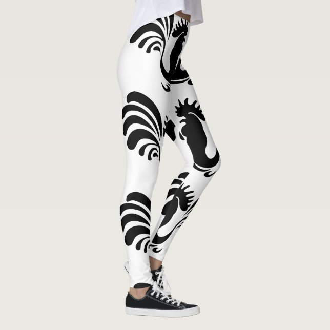 Funny Rooster Year 2017 Leggings (Right)