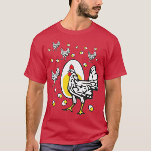 Funny Roseanne Rooster Chicken And Egg  T-Shirt