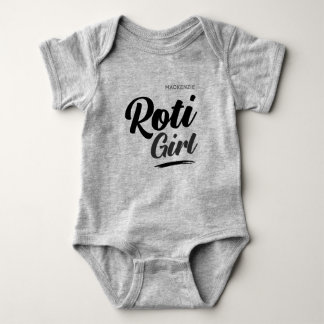 Funny ROTI GIRL Baby Bodysuit