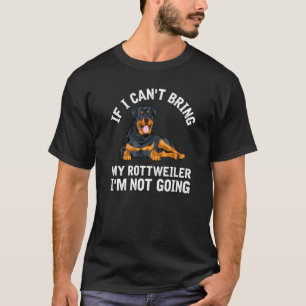 Funny Rottweiler Lover Mom Dad Cute Dog Rottweiler T-Shirt