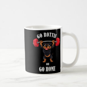 Funny Rottweiler Workout Shirt Rottie Fitness Gym  Coffee Mug