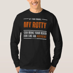 Funny Rotty Lover Tee - Bold and Hilarious Design