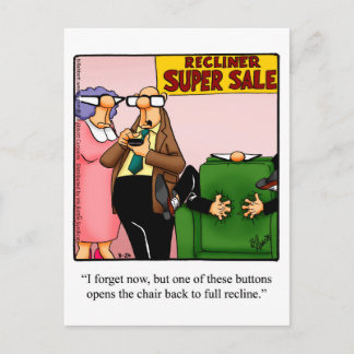 Funny "Rough Day?" Postcard "Spectickles"